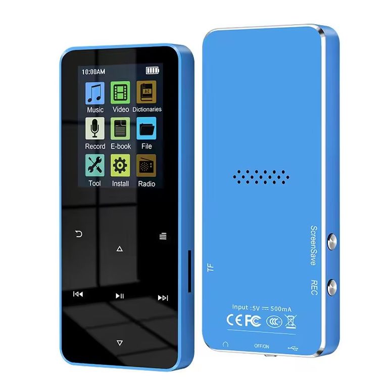 CORRERREY Reproductor de Mp3 64G reproductor de música MP4 Bluetooth 5,0