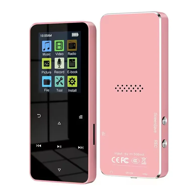 CORRERREY Reproductor de Mp3 64G reproductor de música MP4 Bluetooth 5.0