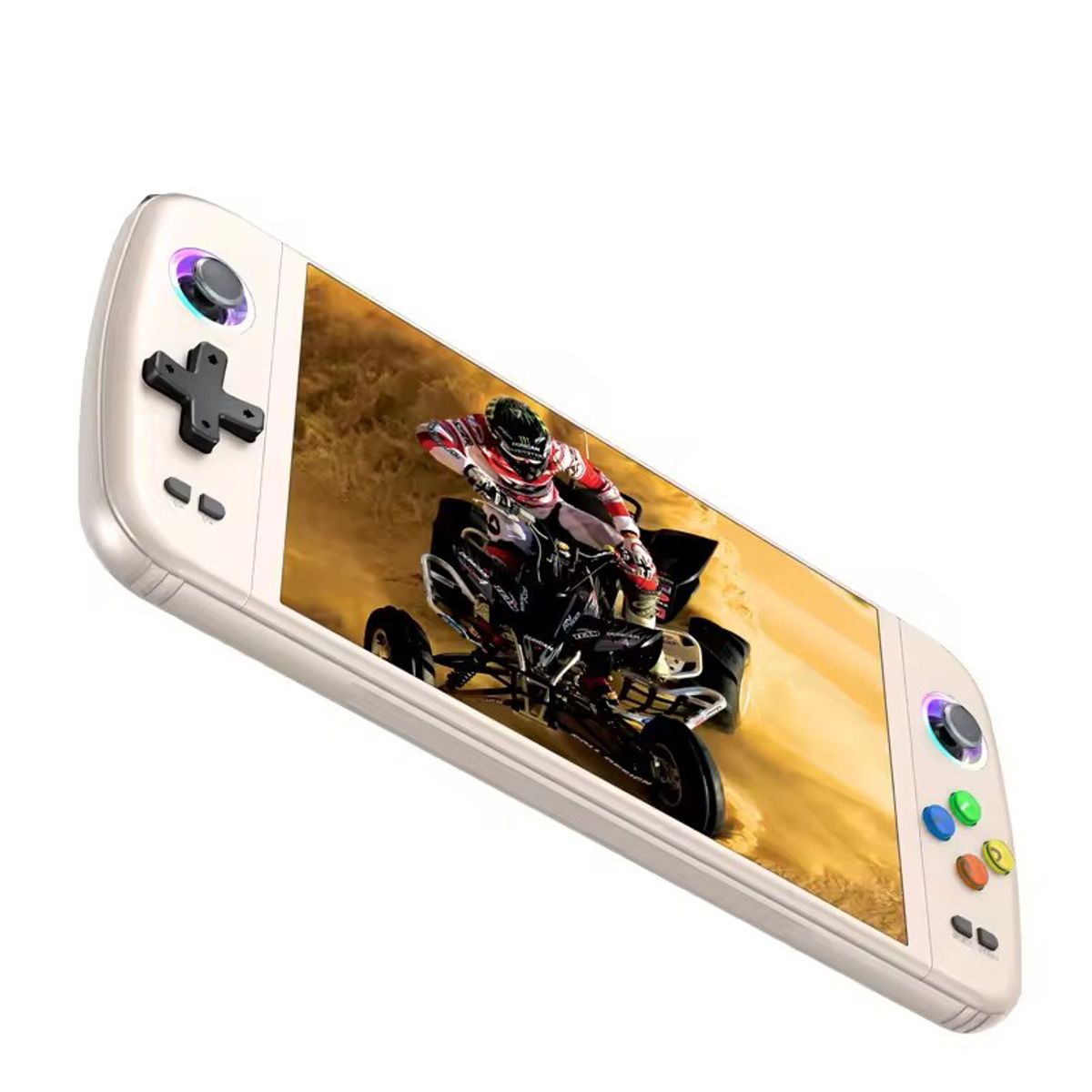 CORRERREY - Consola de juegos portátil M27 pantalla IPS de 7 pulgadas Linux/EMELEC