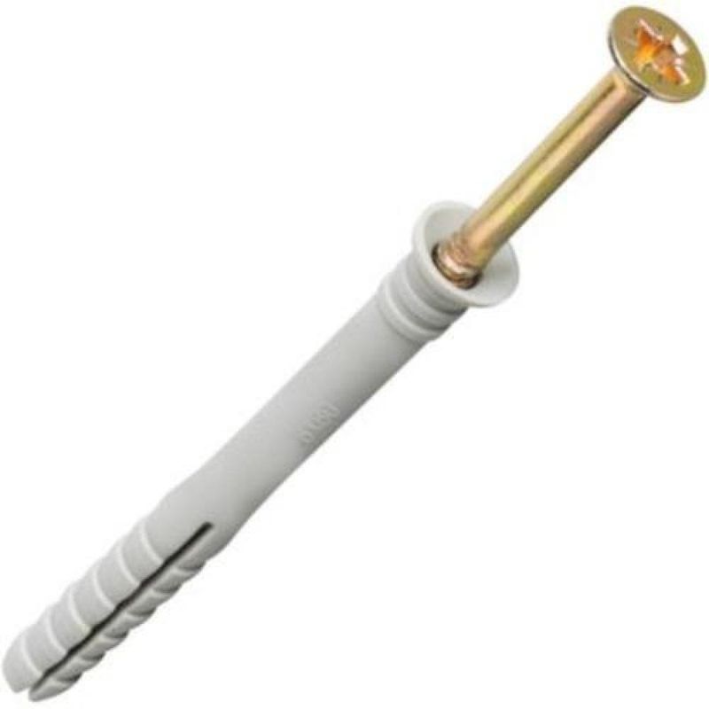 GENERICO - Tarugo Clavo De Punta Cruz 8 X 60mm Pack De 10