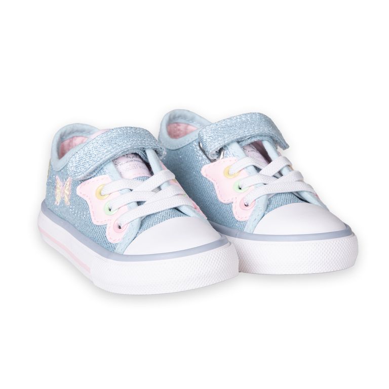 Zapatillas Bebé Niña Celeste PZC501-25CEL