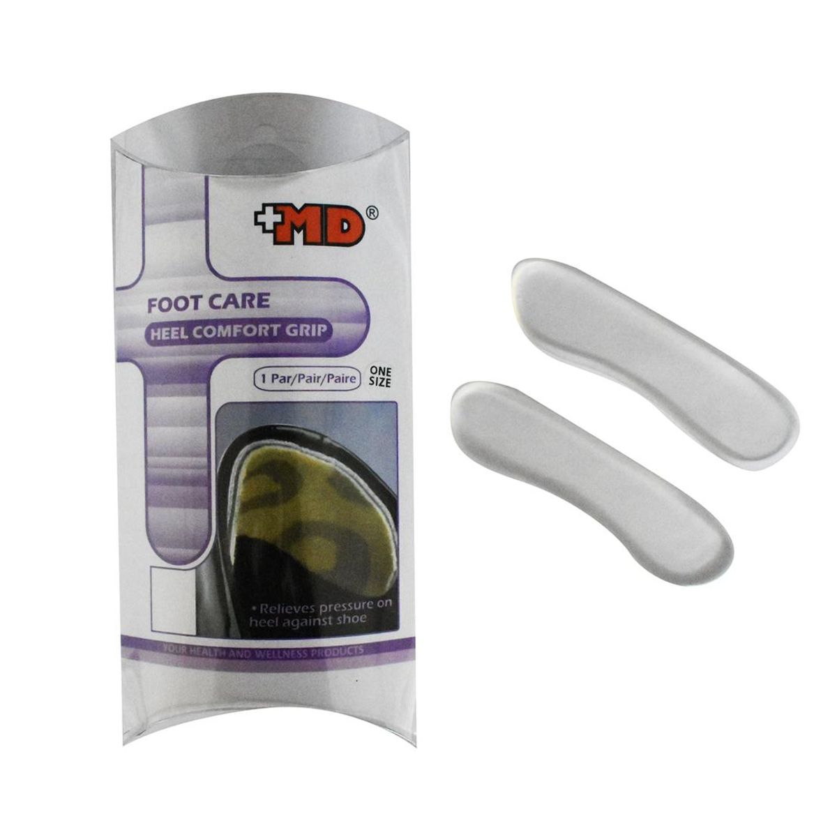 MAXCARE - Talonera Gel Adhesiva Mujer ´+MD