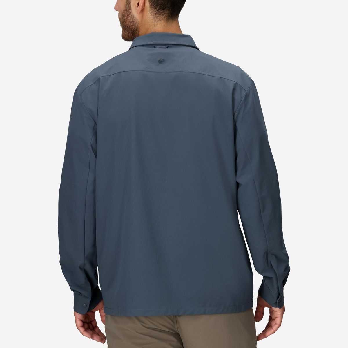 MARMOT - Camisa Hombre Arex Upf40 Overshirt Azul Marmot