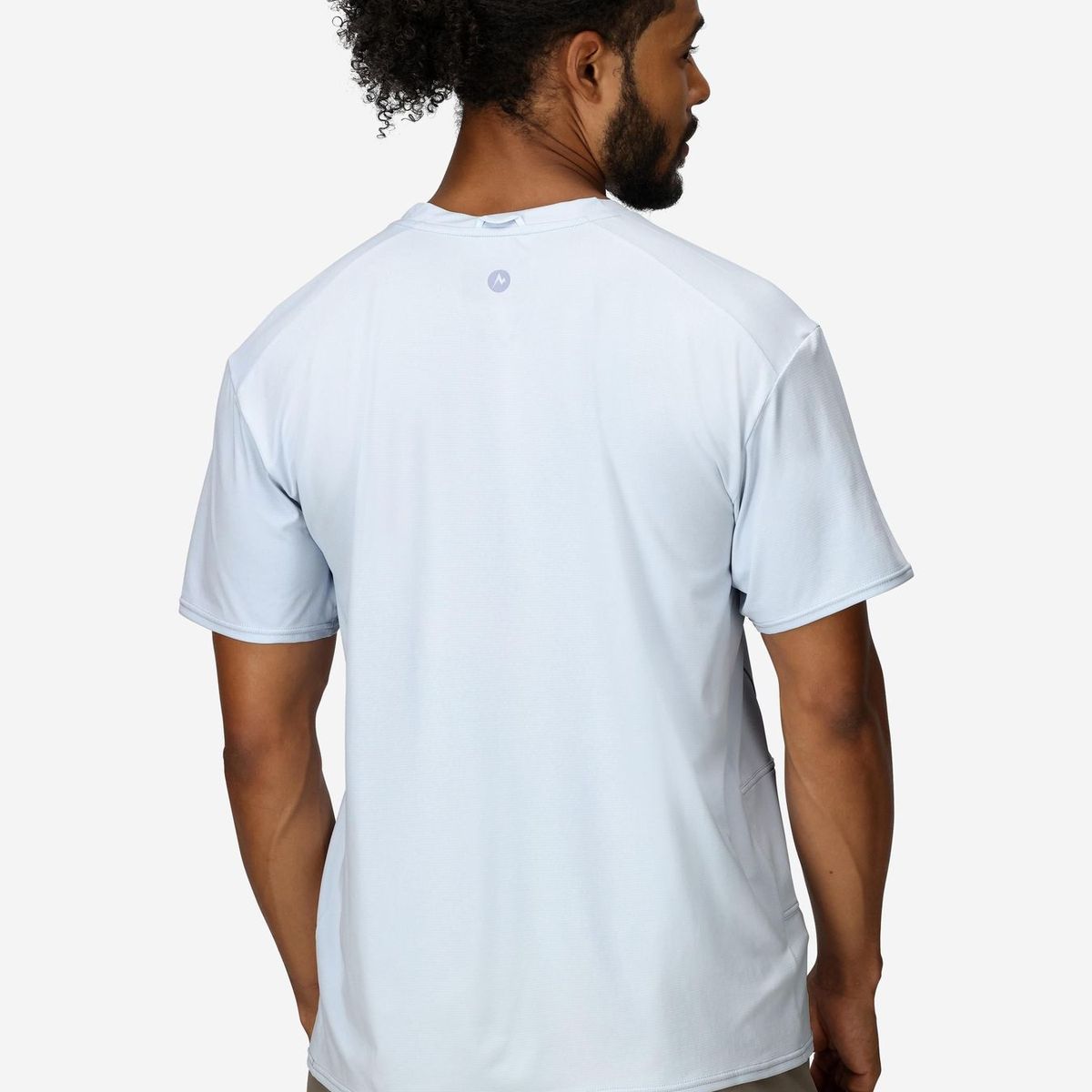 MARMOT - Polera Hombre Arex Upf50 Cress Blanco Marmot