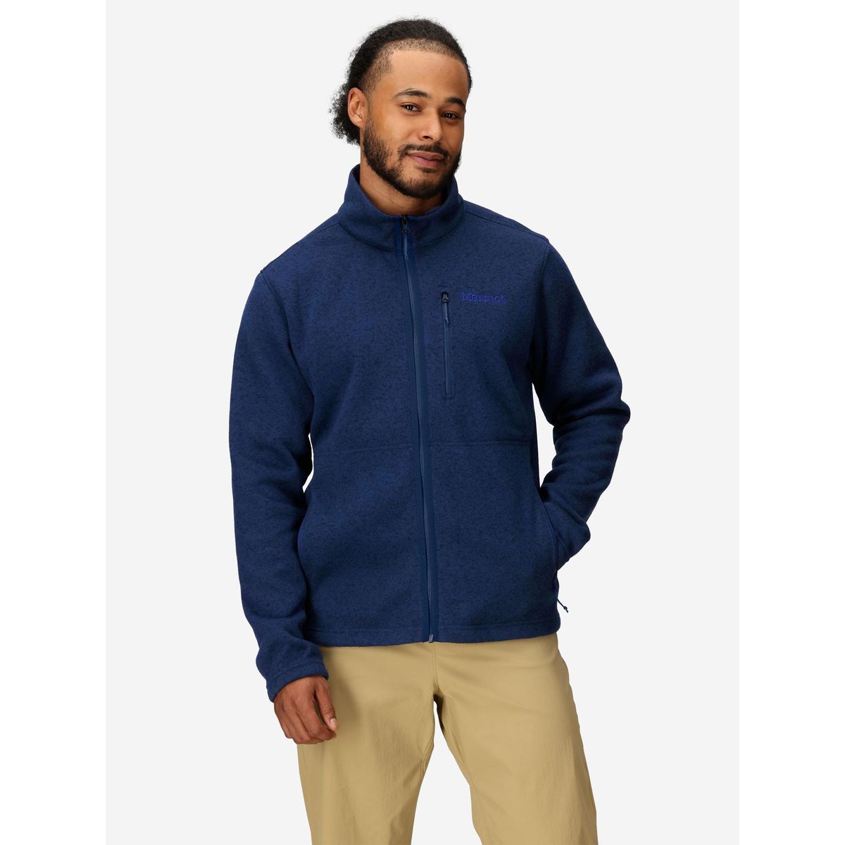 MARMOT - Polar Hombre Drop Line Jacket Azul Marmot