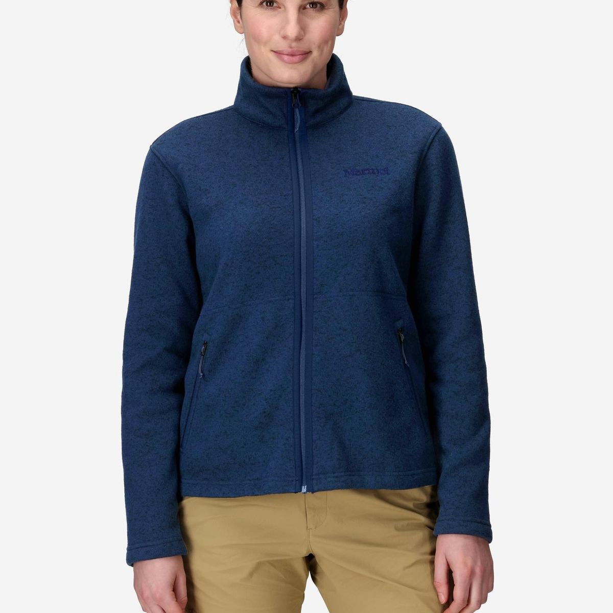 MARMOT - Polar Mujer Marmot Drop Line Jacket Azul Oscuro