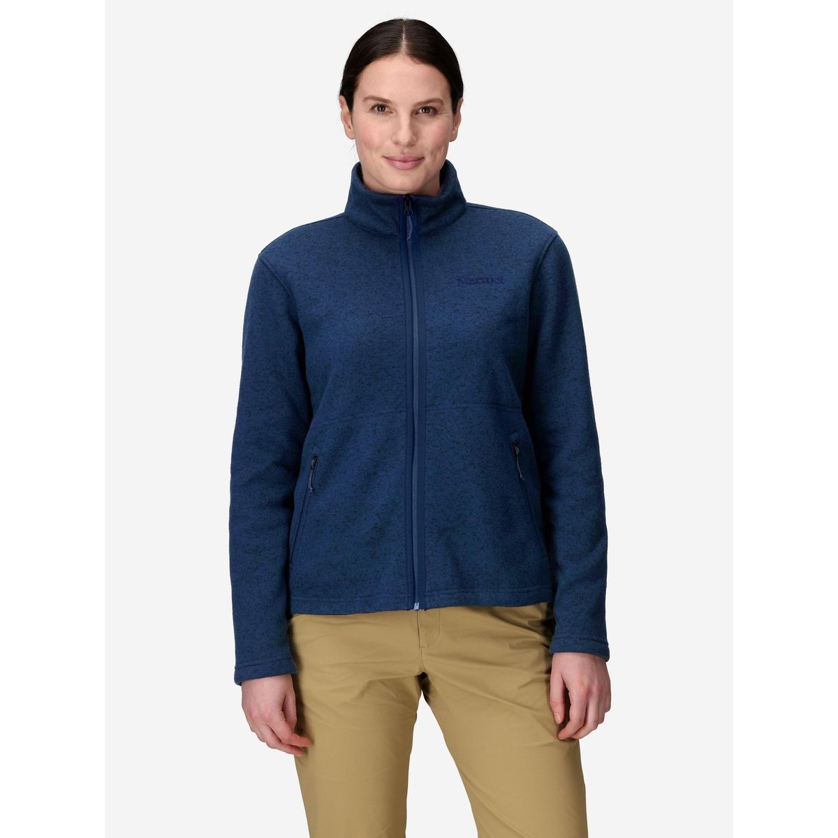 MARMOT - Polar Mujer Marmot Drop Line Jacket Azul Oscuro
