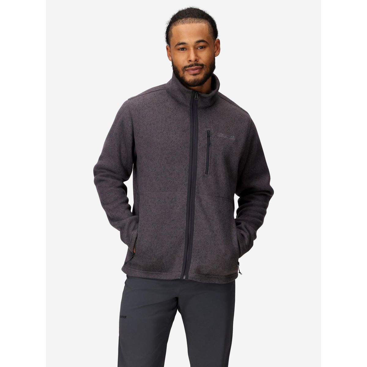 MARMOT - Polar Hombre Drop Line Jacket Negro Marmot