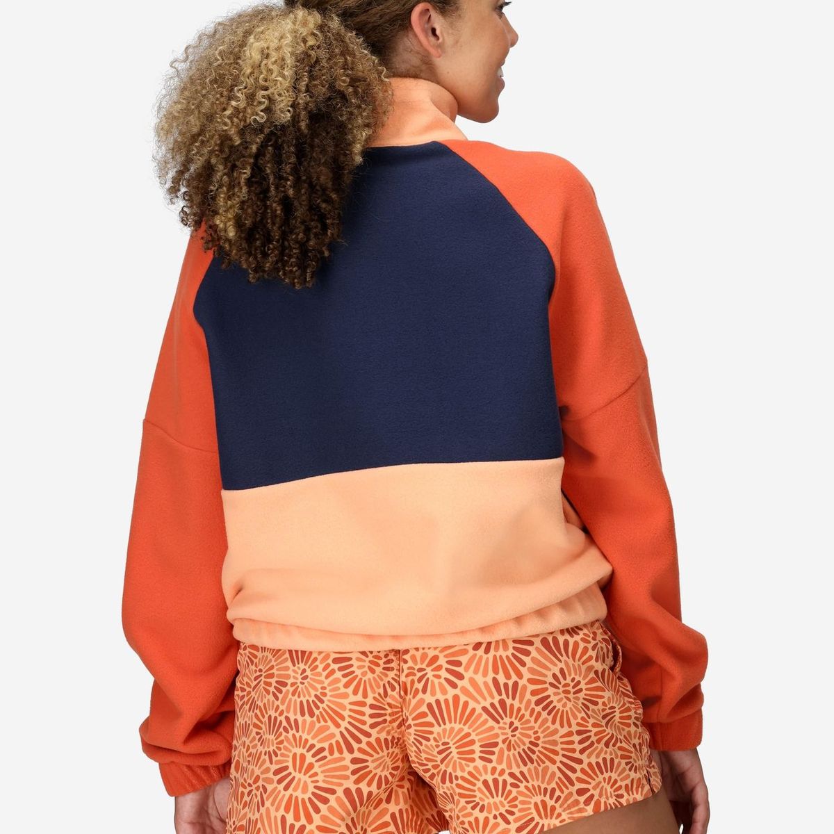 MARMOT - Polar Mujer Retro Rocklin Half Zip Naranjo Marmot