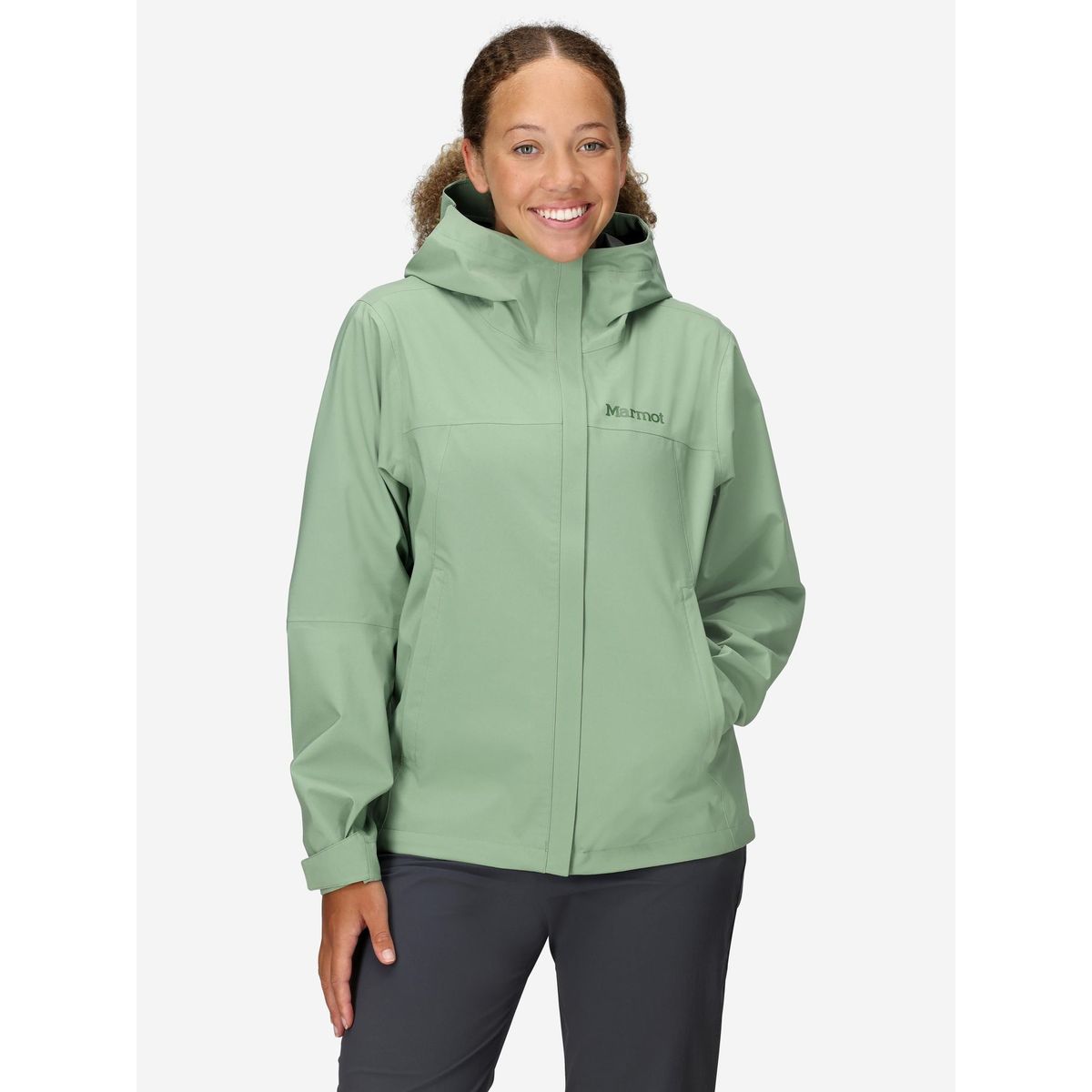 MARMOT - Chaqueta Mujer Precip Eco Pro Verde Marmot