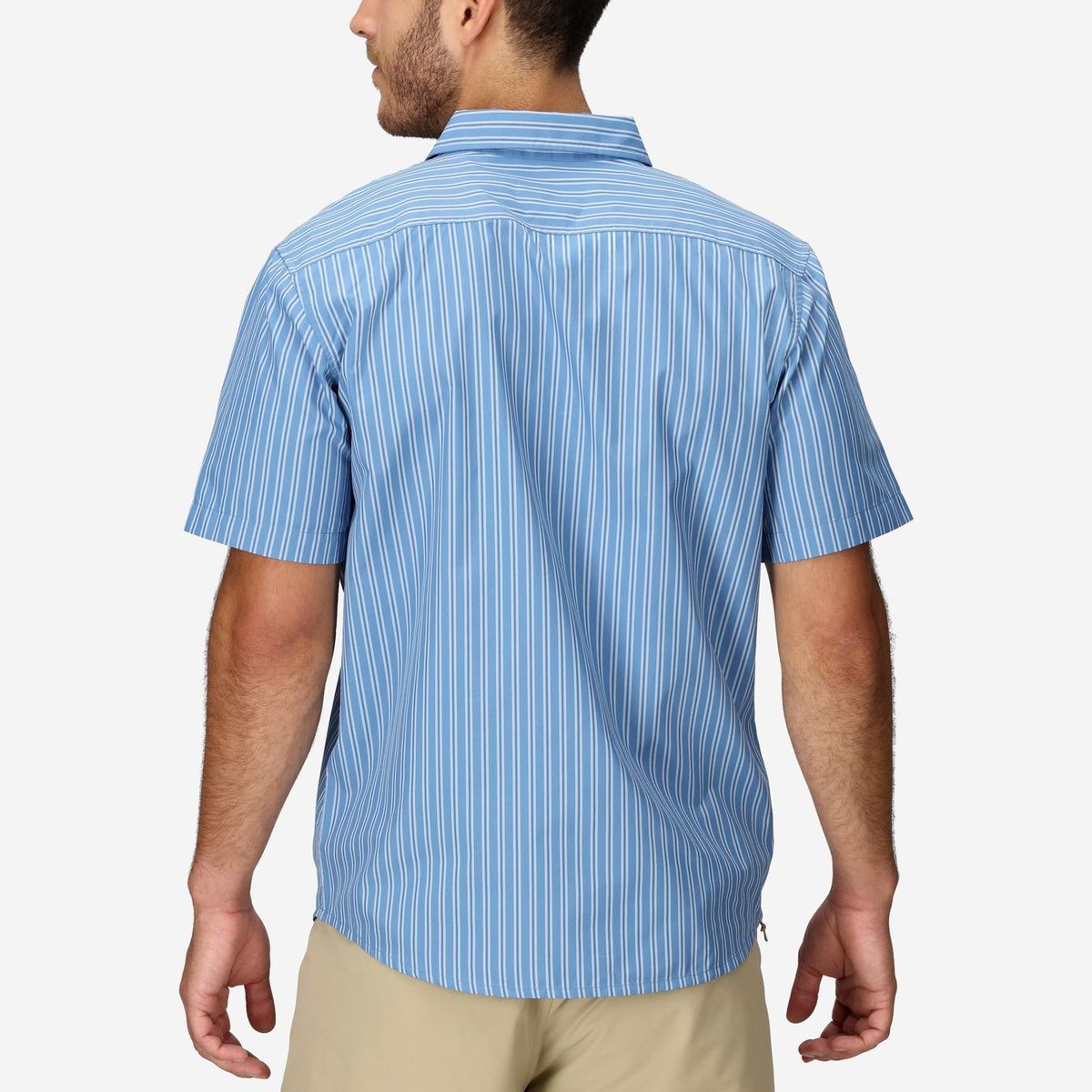 MARMOT - Camisa Hombre Arex Upf40 Novelty Ss Celeste Marmot