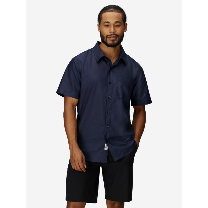 MARMOT - Camisa Hombre Arex Ss Azul Marmot