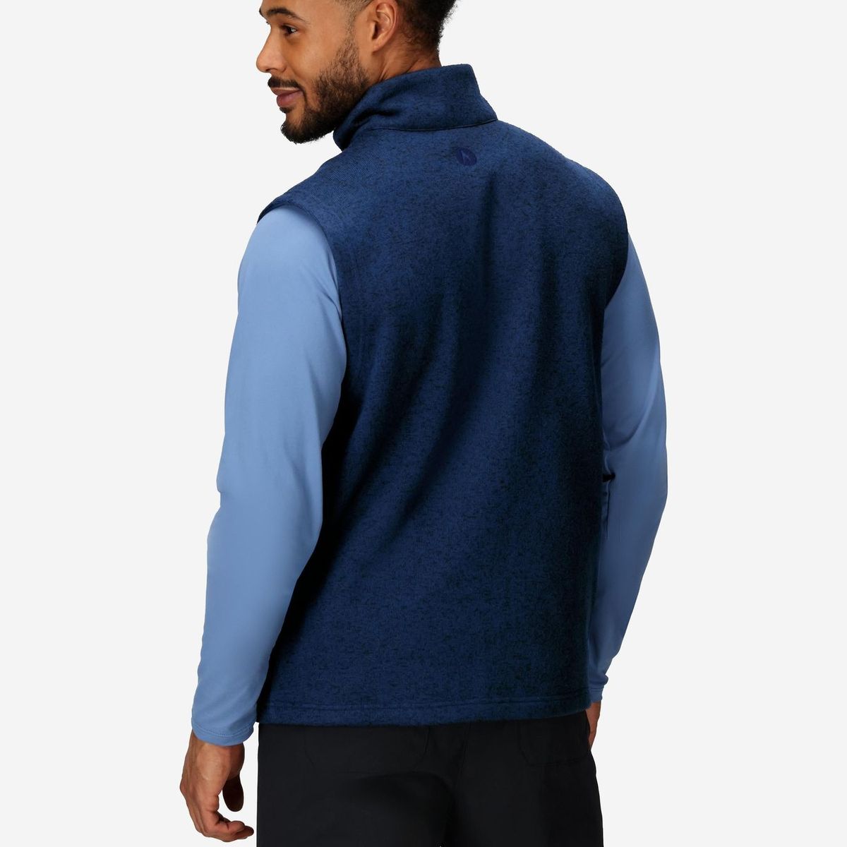 MARMOT - Polar Hombre Drop Line Vest Azul Marmot