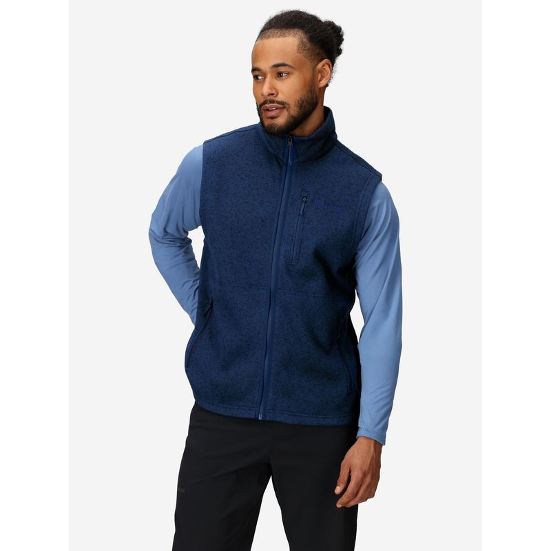 MARMOT - Polar Hombre Drop Line Vest Azul Marmot