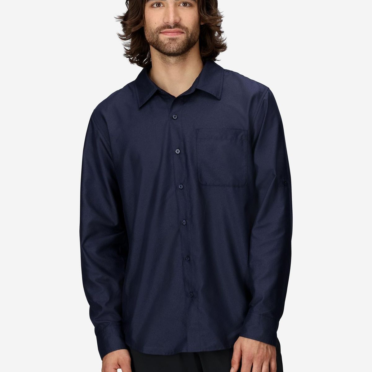 MARMOT - Camisa Hombre Marmot Arex Ls Azul