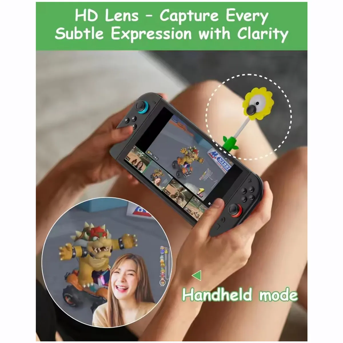 CORRERREY - Para cámara switch 2 USB-C con soporte 720P grabación de captura de vídeo