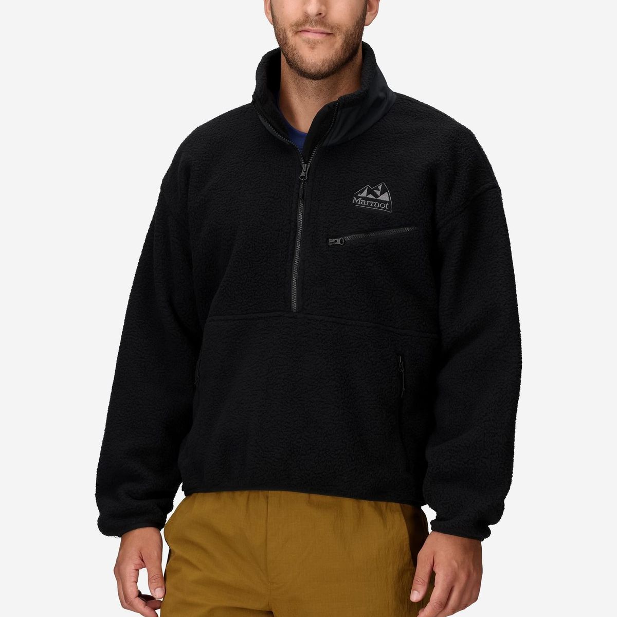 MARMOT - Polar Hombre 94 Eco Recycled Fleece Negro Marmot