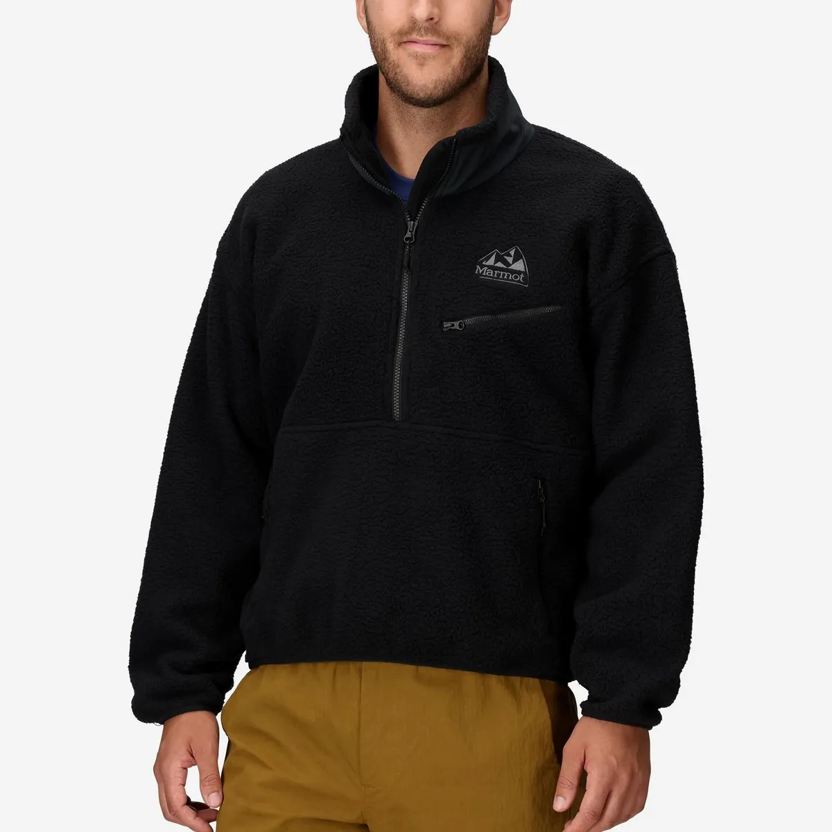 MARMOT - Polar Hombre 94 Eco Recycled Fleece Negro Marmot