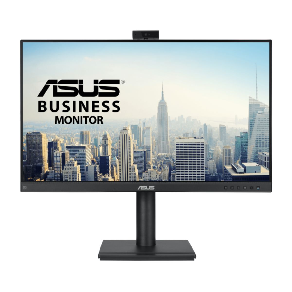 ASUS - ASUS Monitor de Videoconferencia 1080P de 27" BE279QFK Full HD sin Marco, con Cámara Web, Micófono y Altavoz