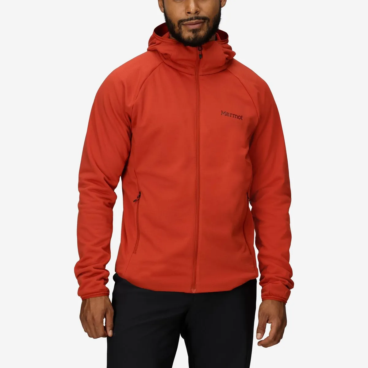 MARMOT - Polar Hombre Leconte Full Zip Hoody Naranjo Marmot