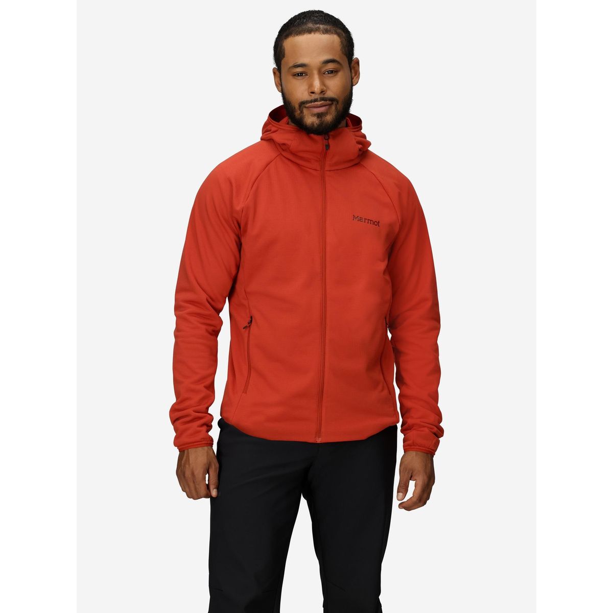MARMOT - Polar Hombre Leconte Full Zip Hoody Naranjo Marmot