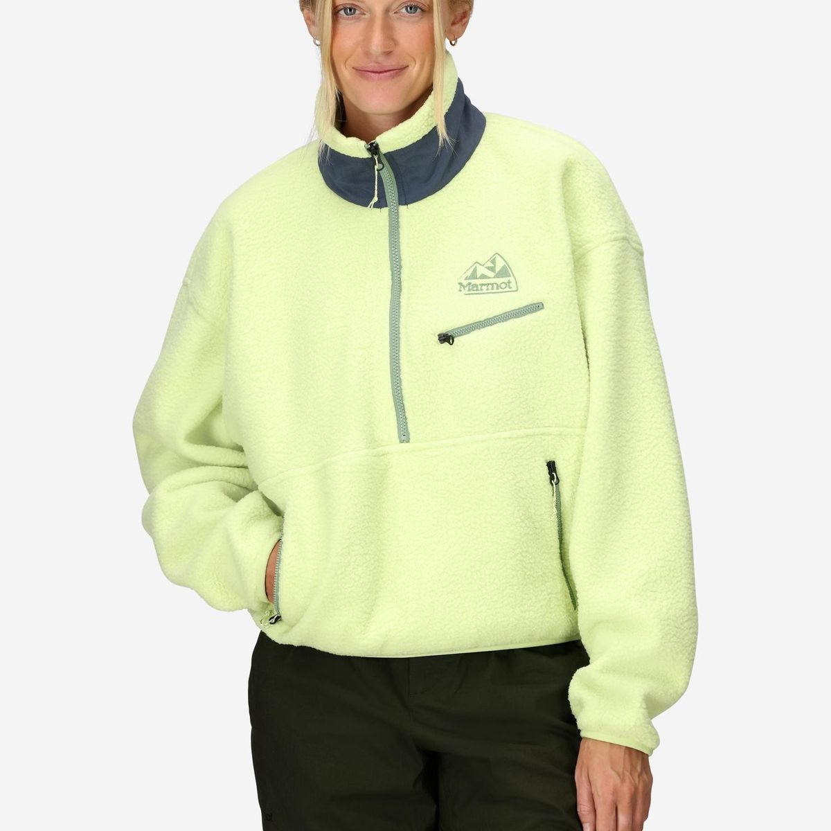 MARMOT - Polar Mujer 94 Eco Recycled Fleece Verde Marmot