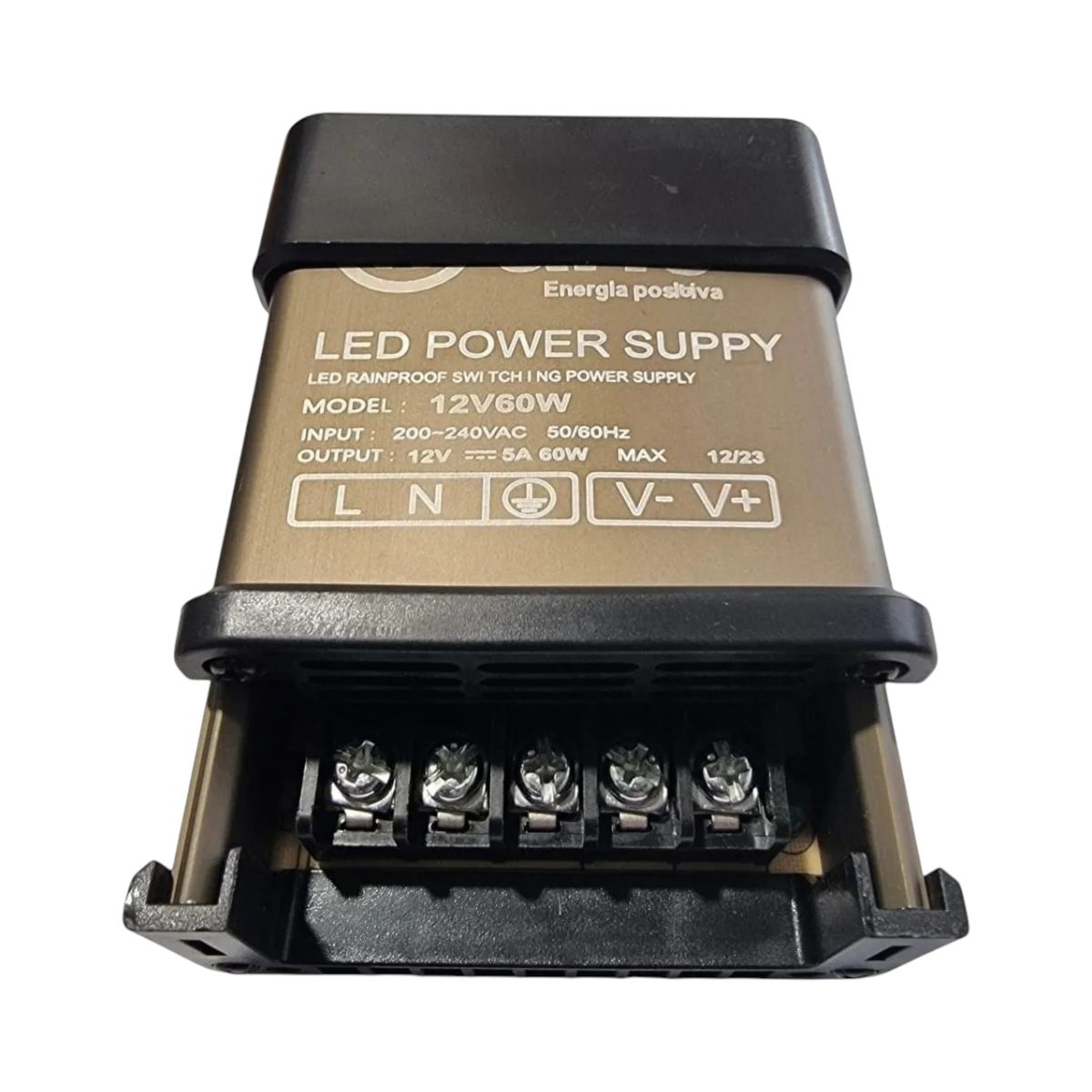 WANT - 4 Fuentes de Poder 12V 5A 60W IP44 Lluvia