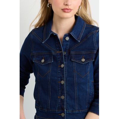 Imagen 2 del producto Chaqueta Mezclilla Mujer Azul