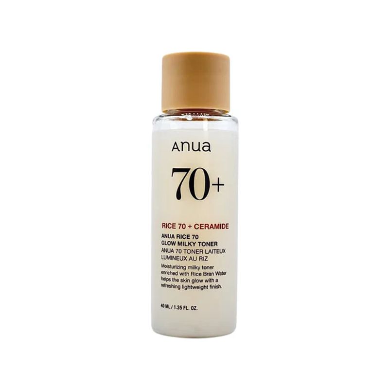 ANUA - Tónico Facial Rice Milky Hidratante Y Calmante Cosmético Coreano 40ml