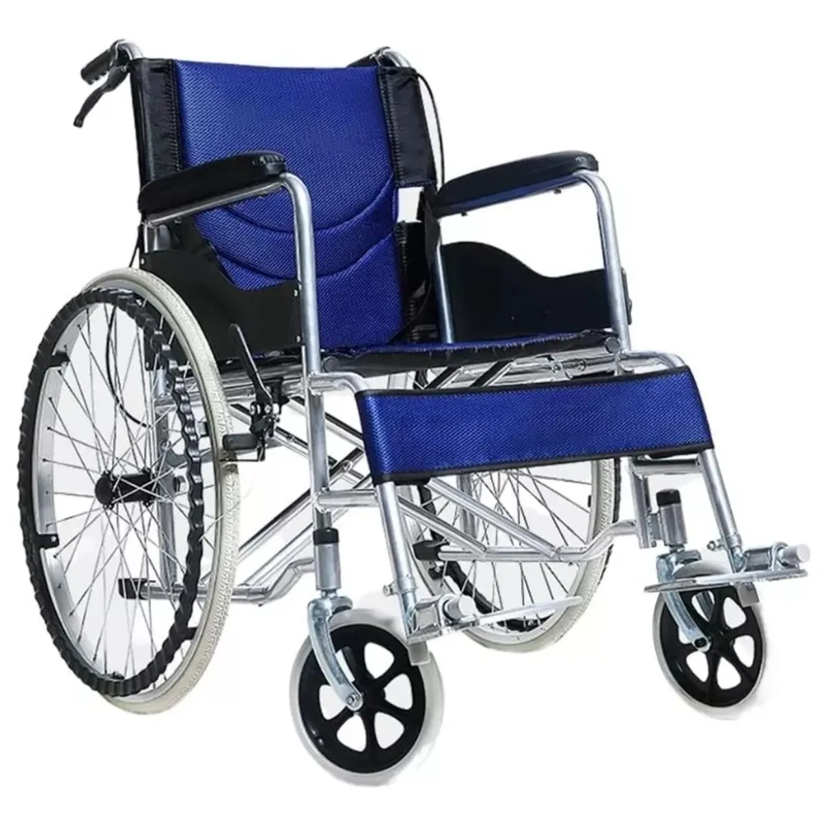 ONEDER - Silla De Ruedas Plegable Doble Freno Aluminio Liviana KJT106G Oneder