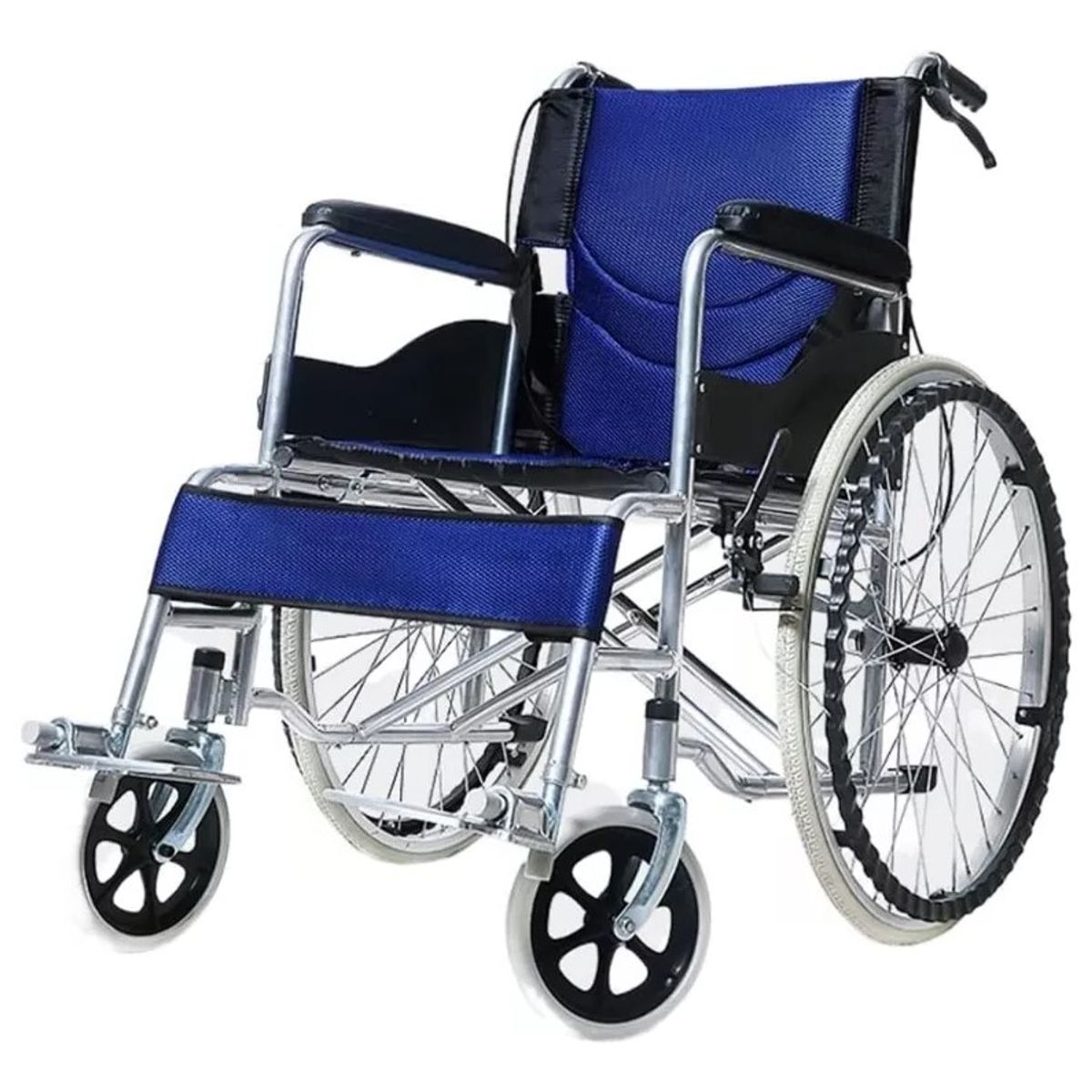 ONEDER - Silla De Ruedas Plegable Doble Freno Aluminio Liviana KJT106G Oneder