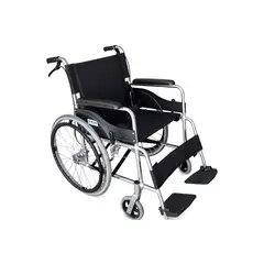 ONEDER - Silla De Ruedas Plegable Con Doble Freno Aluminio Liviana