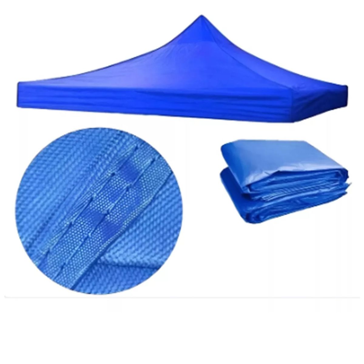 GENERICO - Lona Repuesto Proteccion Uv Toldo 3x3 Carpa Techo Impermeable