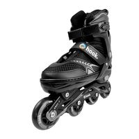 Patines en Linea Extensibles Fitness Negro M (34-37)