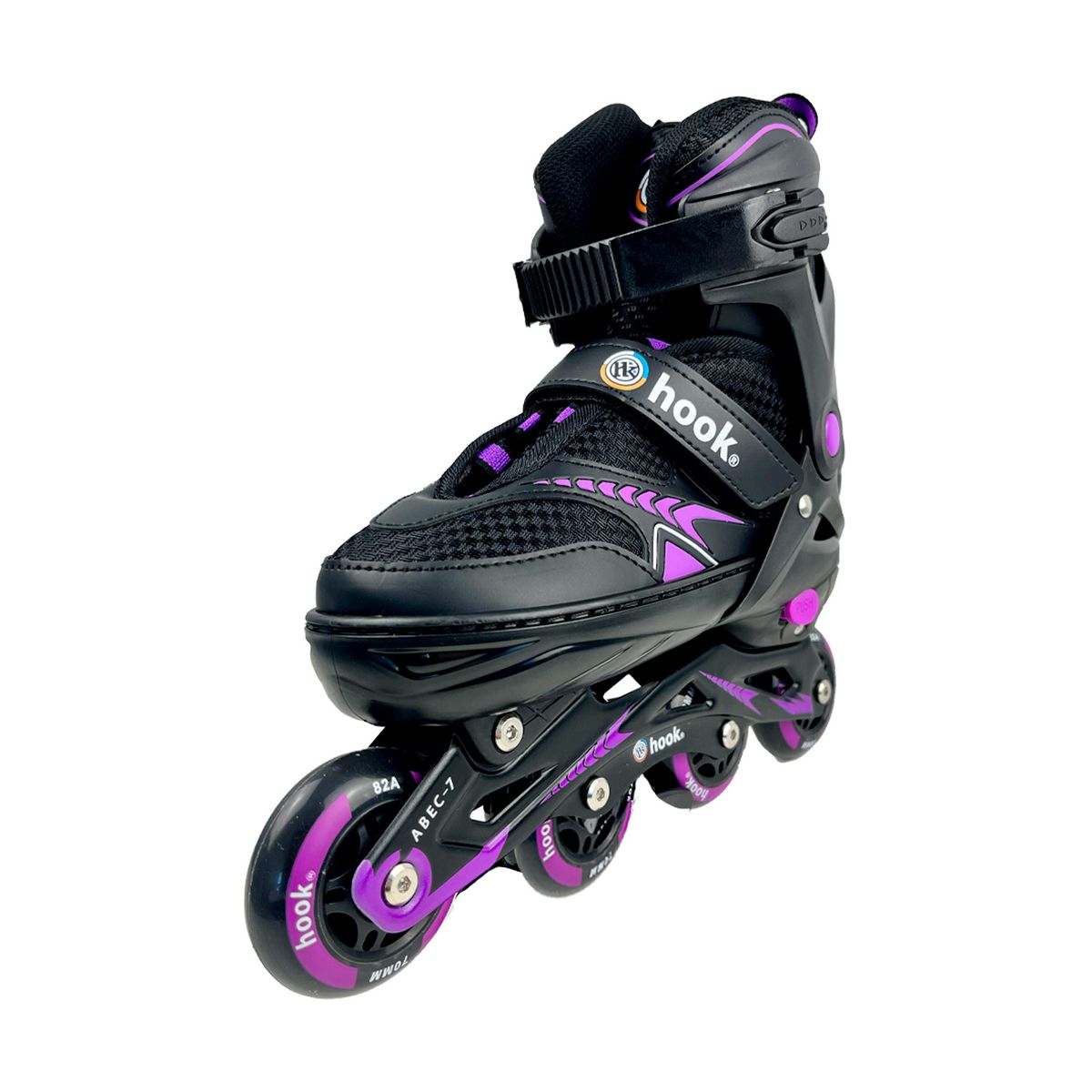 HOOK - Patines en Linea Extensibles Hook Fitness Morado L (38-41)