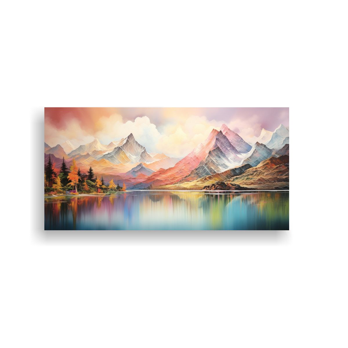 GENERICO - Pinturas Abstractas De Líneas Finas Duraderas En 120x60 Cm