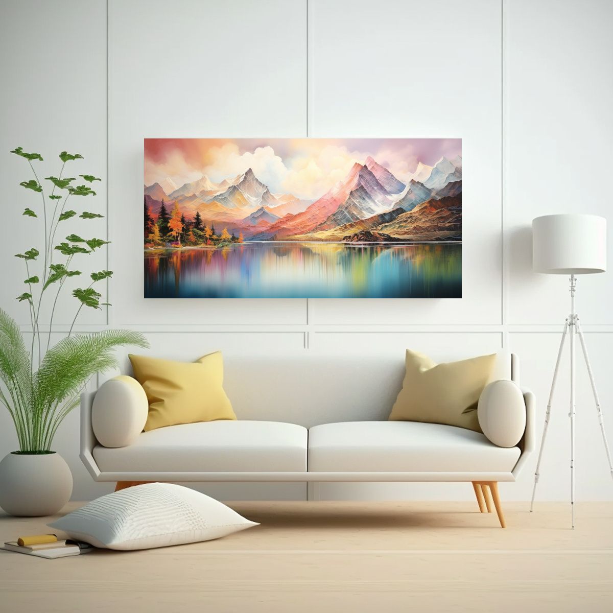 GENERICO - Pinturas Abstractas De Líneas Finas Duraderas En 120x60 Cm