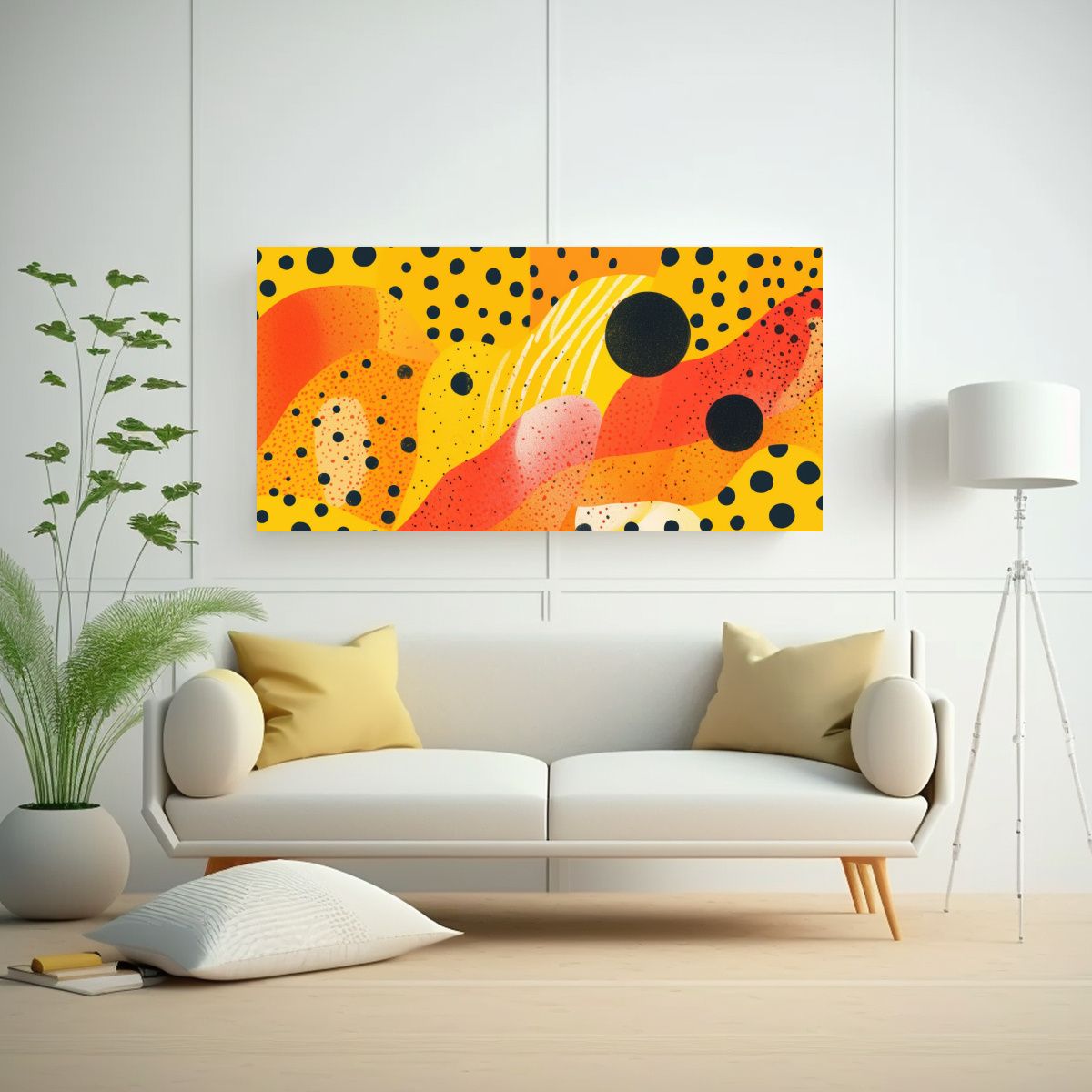 GENERICO - Pinturas Decorativas Suaves Y Sencillas En 120x60 Cm