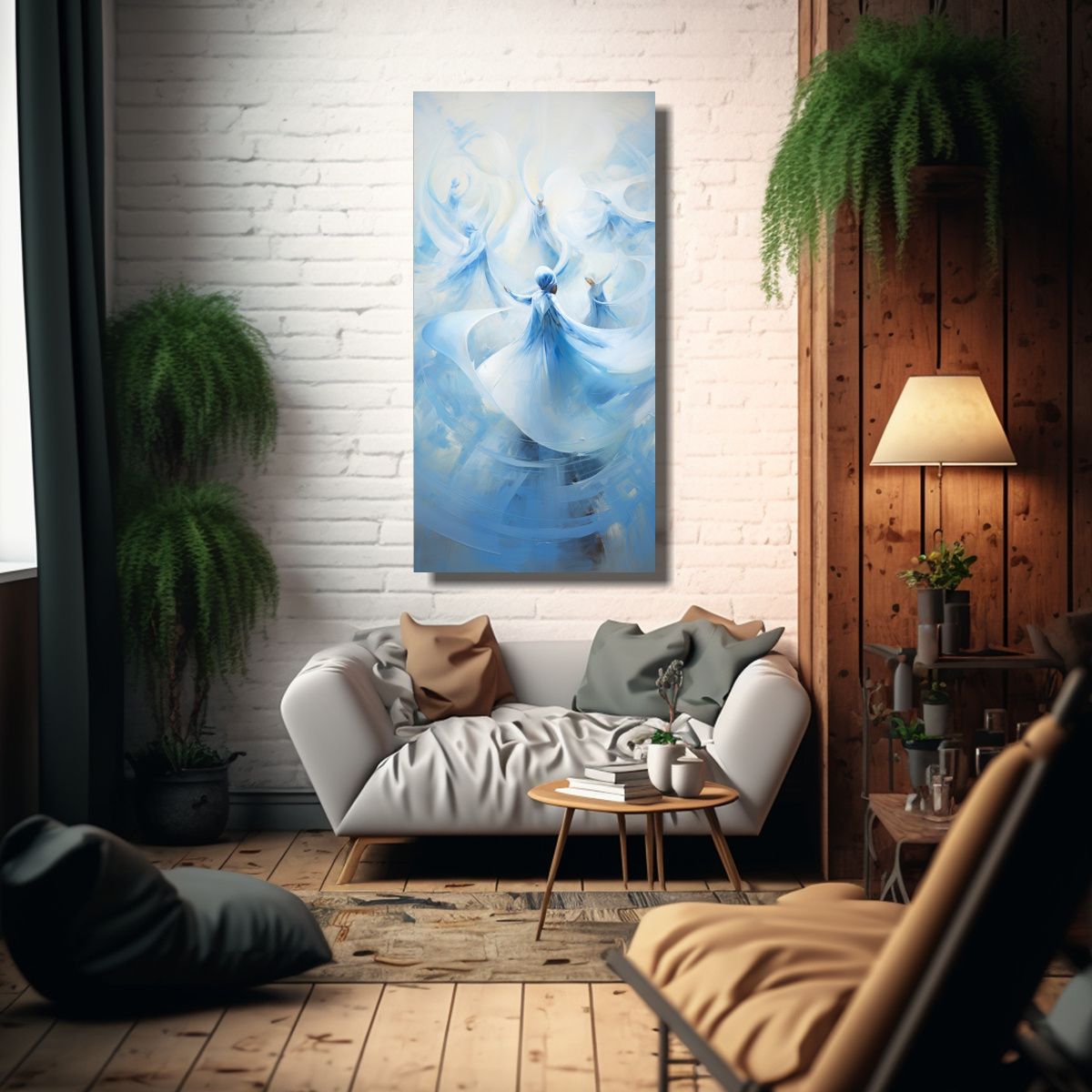 GENERICO - Pinturas Decorativas De Derviches Giradores 70x140 Cm