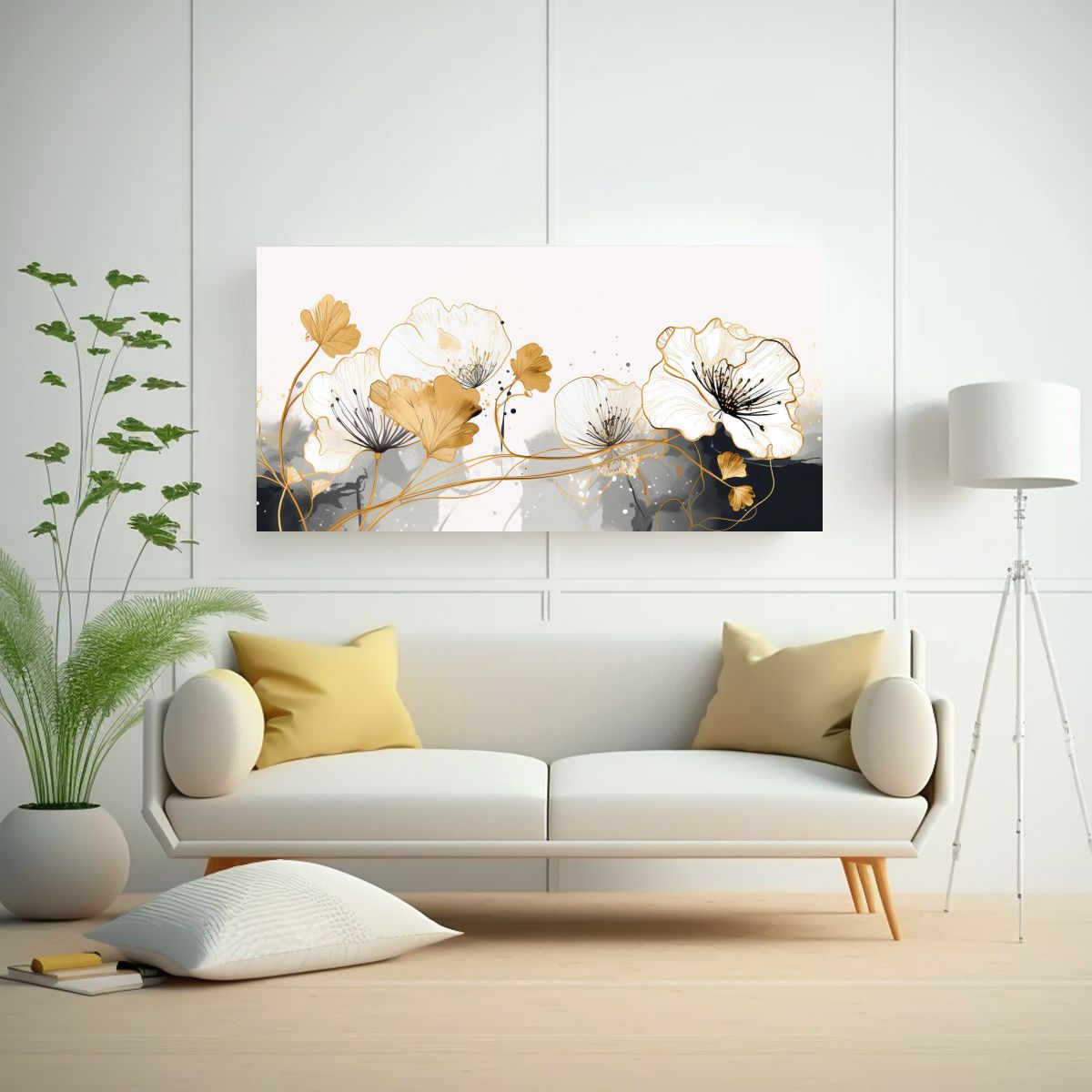 GENERICO - Pinturas Decorativas Temáticas De Cilantro En 120x60 Cm