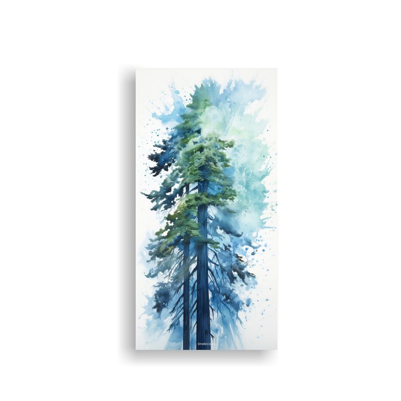 GENERICO - Composición Abstracta Redwood Tree Colores 70x140 Cm