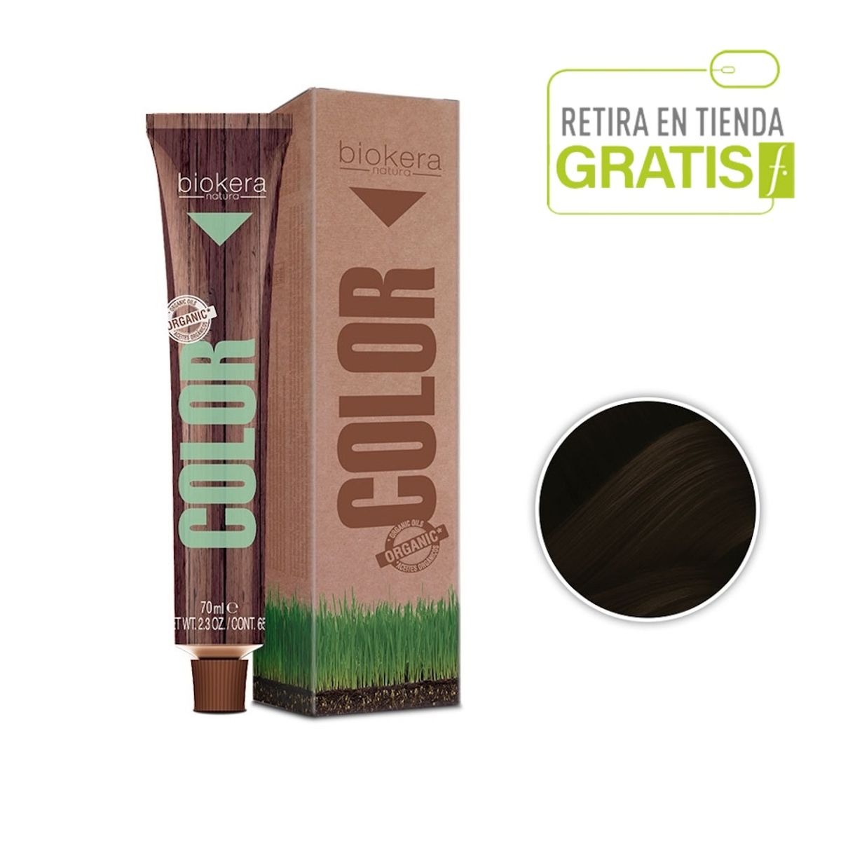 SALERM - SALERM Tintura Biokera 3 Castaño Oscuro