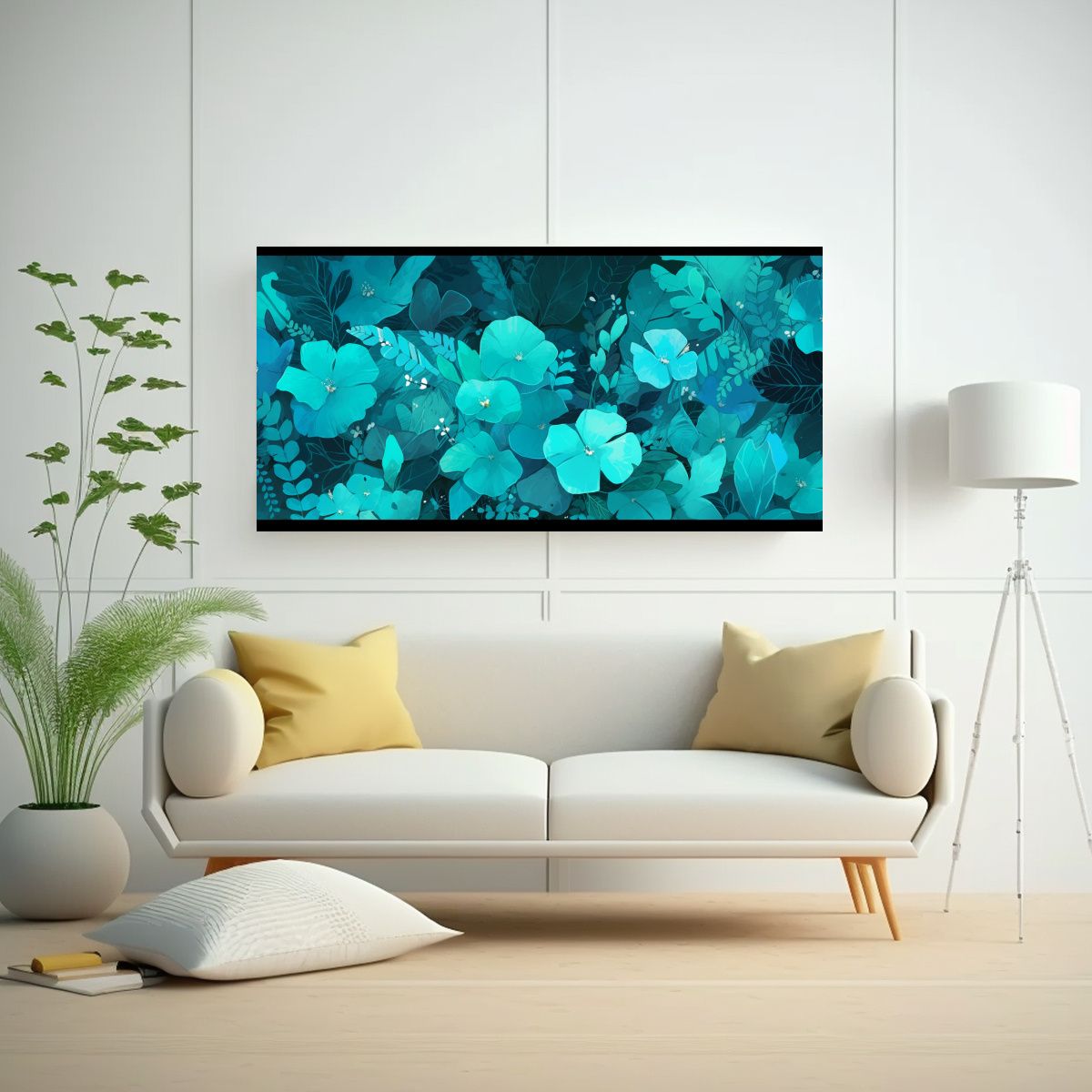 GENERICO - Cuadros De Decoración En Estilo Neonoir Con 120x60 Cm