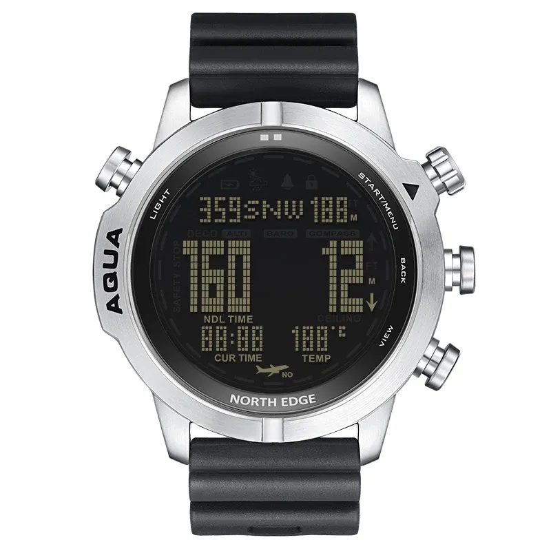 AQUASPORT - Reloj Computador Buceo North Edge con Brújula y Sensores