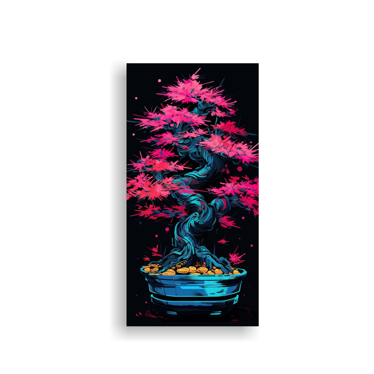 GENERICO - Pinturas Decorativas De Paisajes De árboles 70x140 Cm