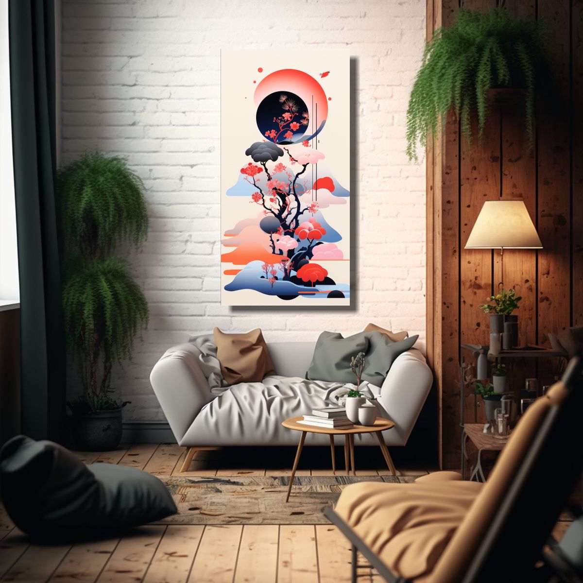 GENERICO - Pintura Decorativa De Fusión Abstracta De Arte 70x140 Cm