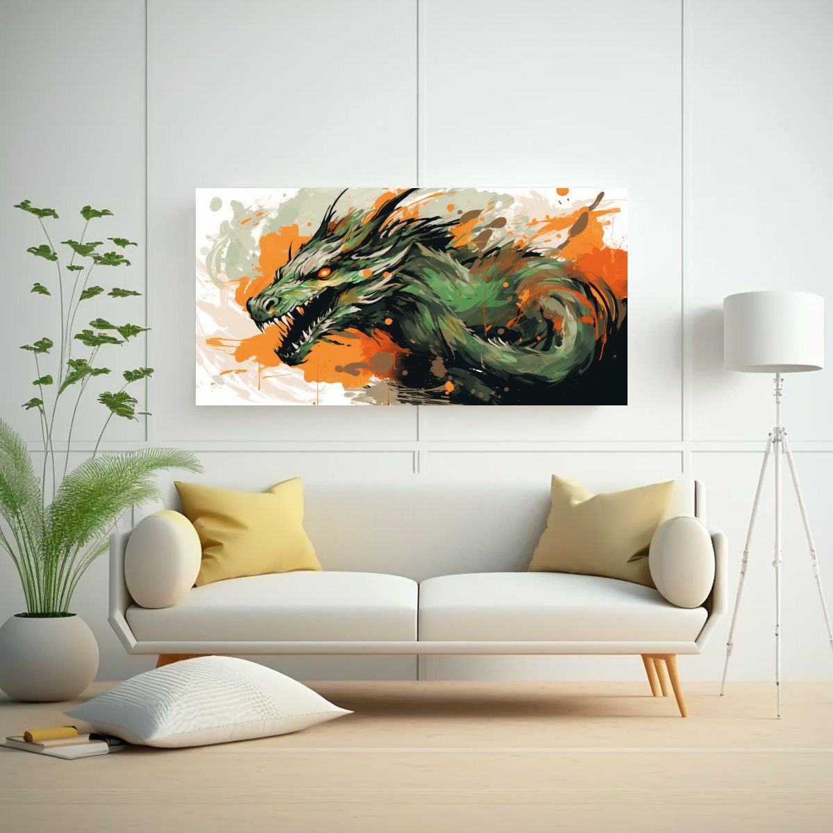 GENERICO - Pintura Decorativa Horizontal De Arte Fino 120x60 Cm