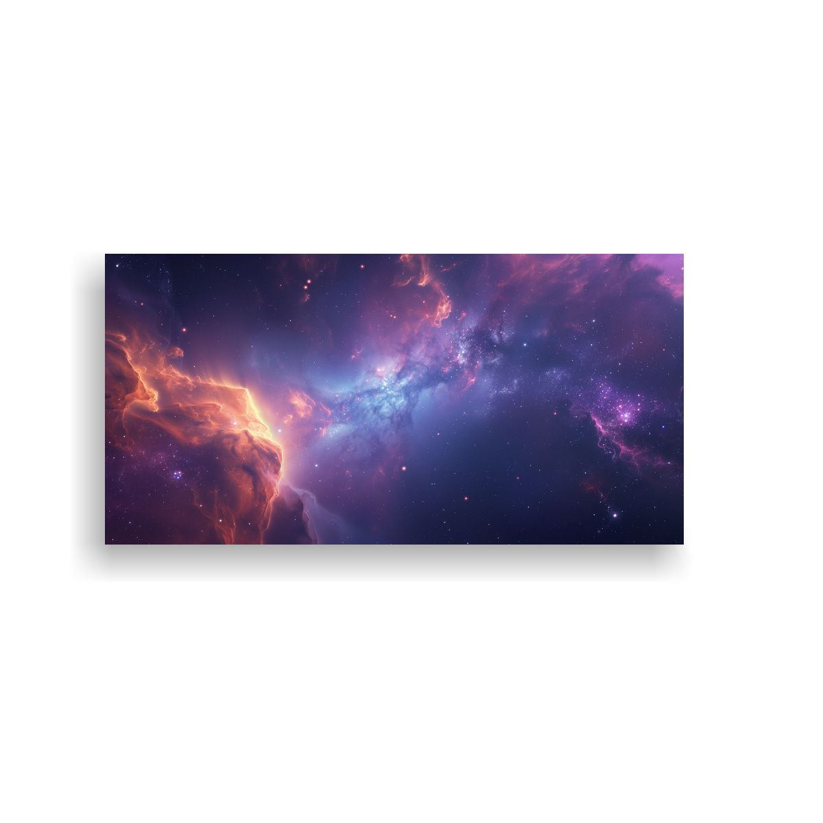 GENERICO - Pintura En Bastidor Abstracta Única Para Espacio 120x60 Cm