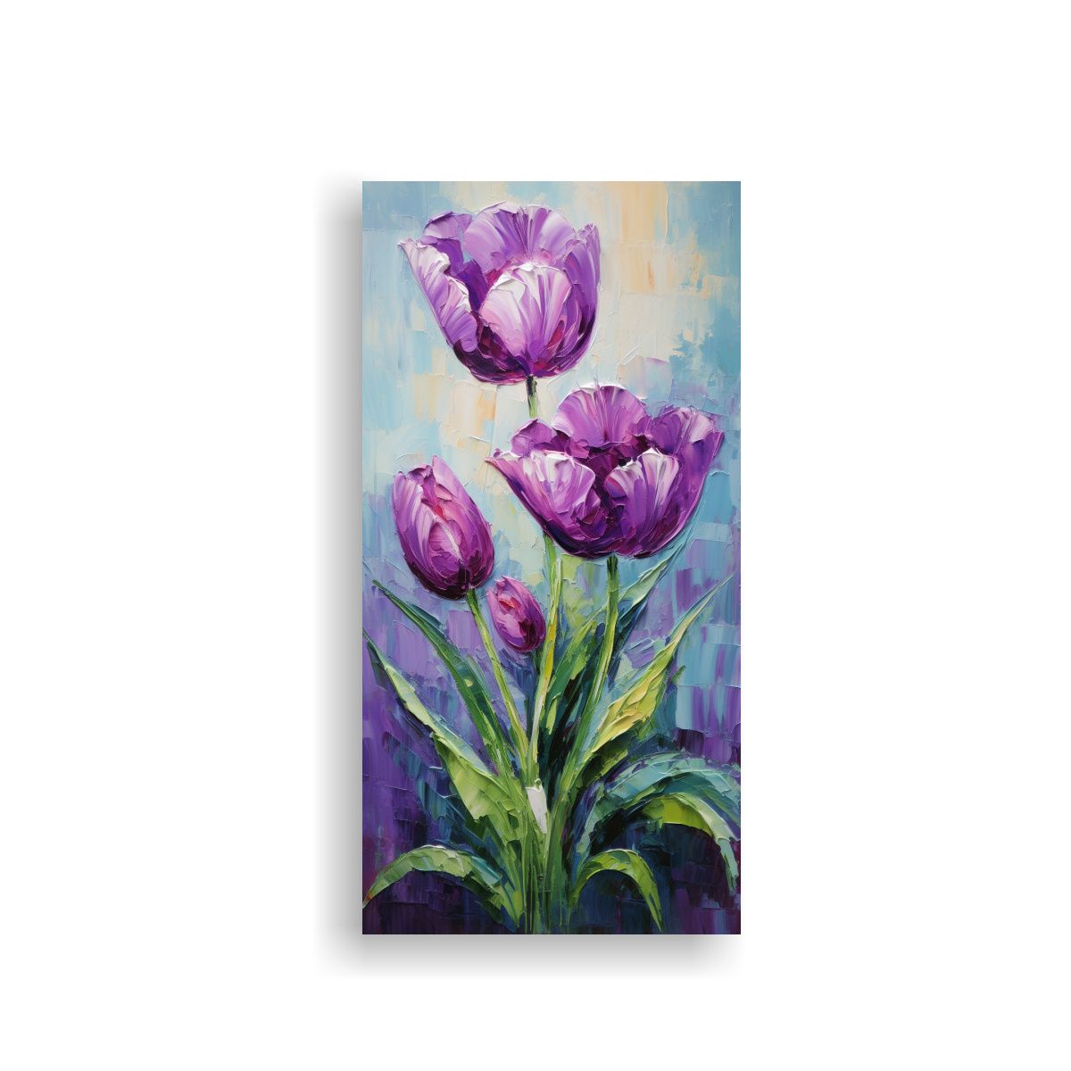 GENERICO - Tela Bastidor Dibujo Alegre Pintura Lila 70x140 Cm