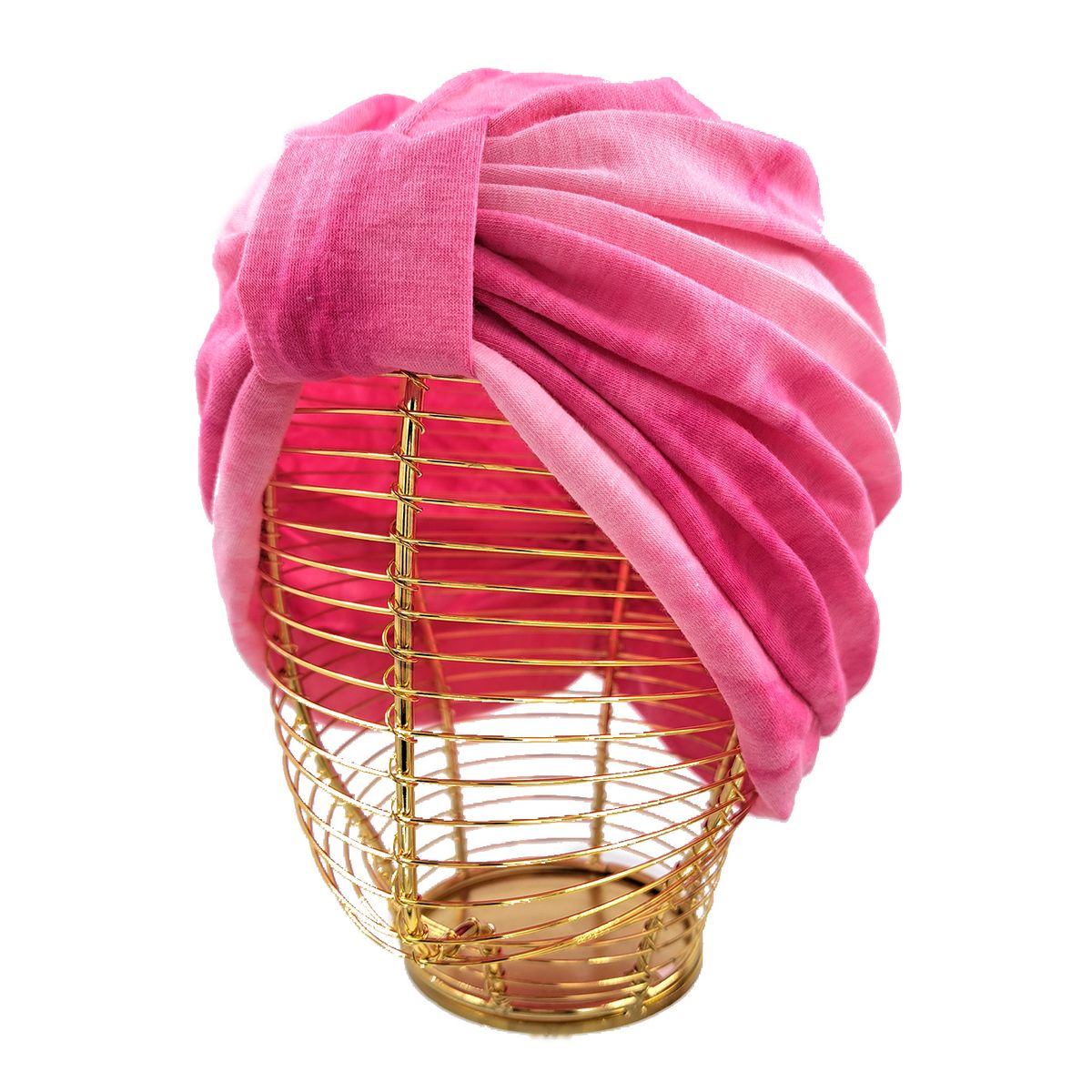 SANTIAGO PELUCAS - Turbante estampado Rosado